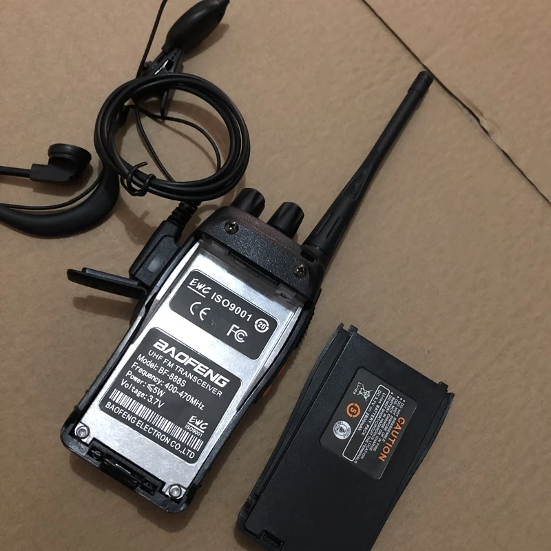 BAOFENG BF 888S Walkie Talkie радиопередатчик ультравысоких частот портативное устройство