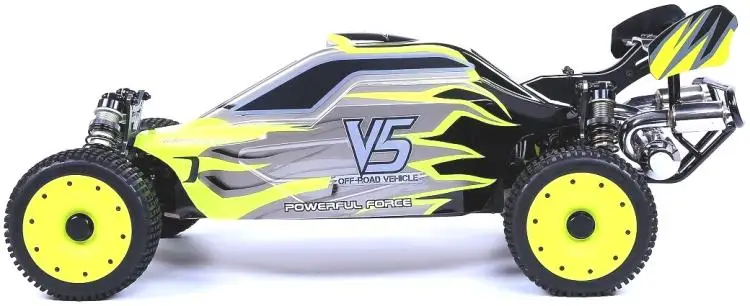 Rovan Rofun 1/5 Baja 5B V5 45CC бензиновый двигатель с двумя 65 кг Servo RC 4WD Грузовик Off Road Race внедорожники