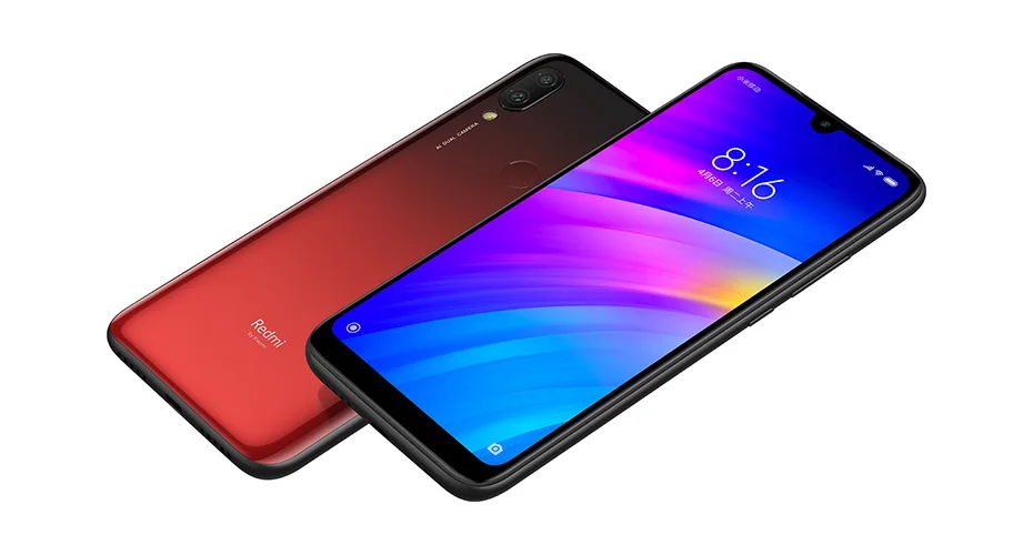 Смартфон Xiaomi Redmi 7 с глобальной прошивкой, 3 ГБ, 32 ГБ, Восьмиядерный процессор Snapdragon 632, 4000 мАч, камера 12 МП, 6,26 дюйма, полный экран, Google Play