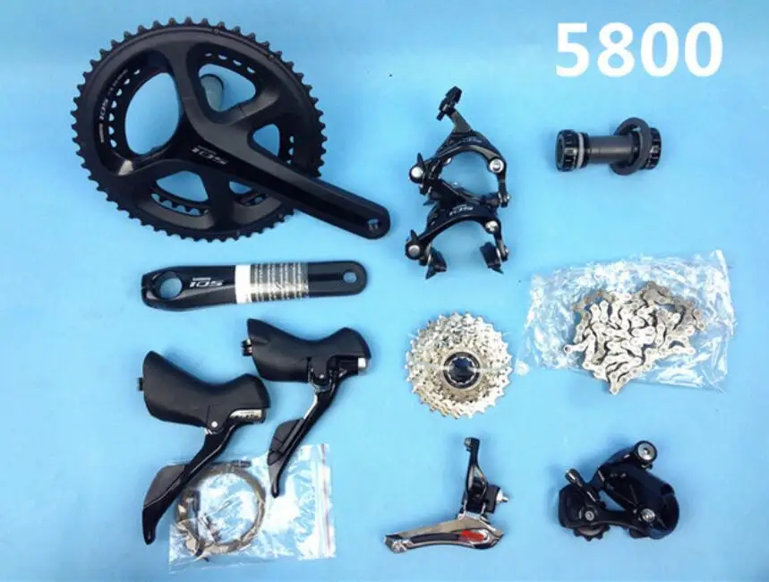 

Shimano 105 5800 Groupset 2x11S 22S Speed 50-34T 52-36T 53-39T 170mm 172.5mm 175mm Kit for Road Bike Bicycle derailleurs