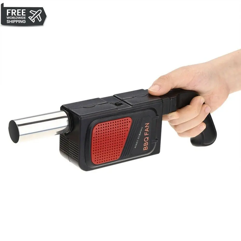

Bbq Fan Air Blower Handheld Electric Barbecue Camping Picnic Cooking Tool