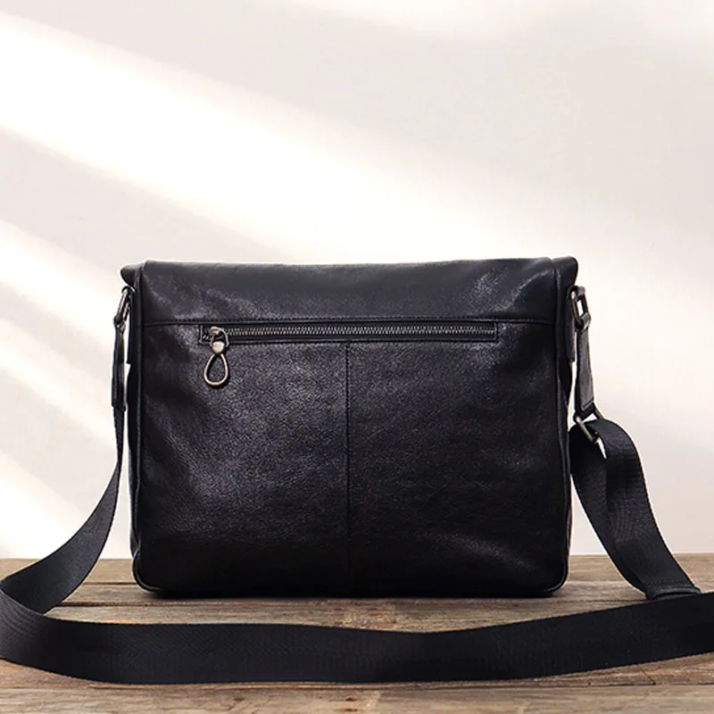 AETOO New Messenger Bag Men's Shoulder Bag Men's Casual Bags Leather Shoulder Messenger Bag Men