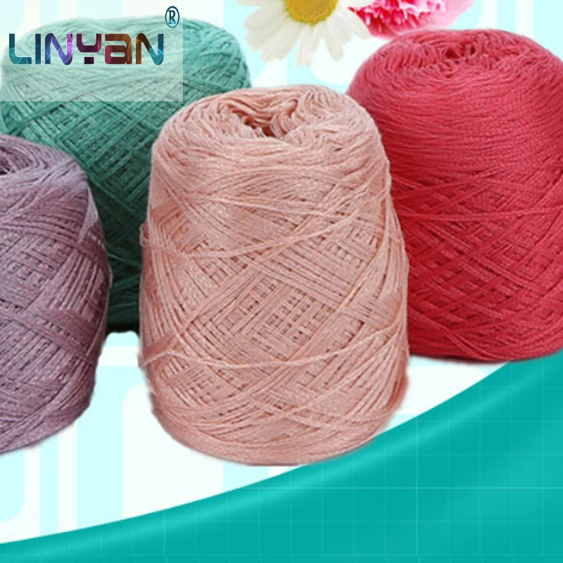 

300g Italian mulberry silk yarn for knitting cotton thread croche line silk fabric designer Cool in summer Ice silk knit ZL4