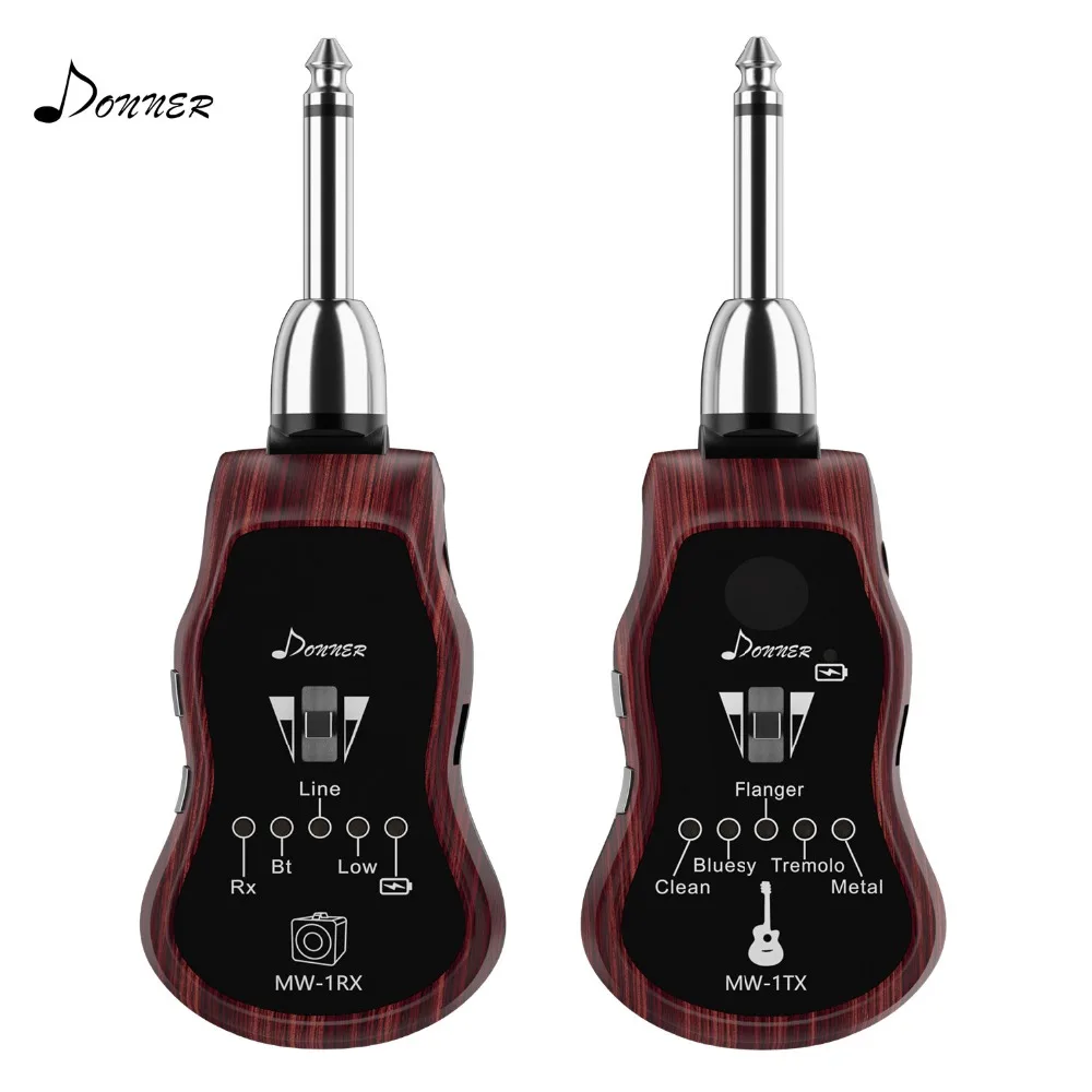 

Donner MW-1 Rechargeable UHF Wireless Guitar System with Multifunction 5 Modulation Effects