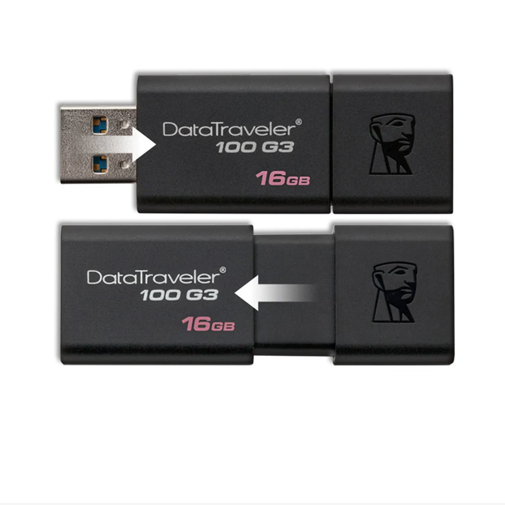 Kingston 2Pcs/Lot High Speed USB 3.0 Flash Drive 32GB 16GB Pen Drive 64GB 128GB Pendrive Memory Pendrive USB Stick Flash Drive