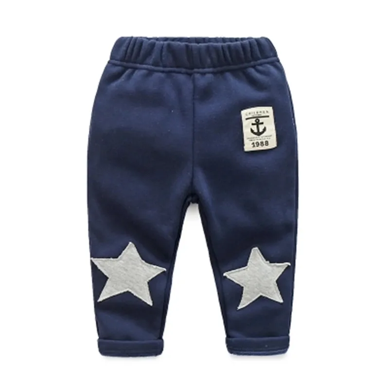 

BibiCola 2018 winter boys pants leggings for boys clothes children cotton pants warm thick fleece pants clothing bebe trousers