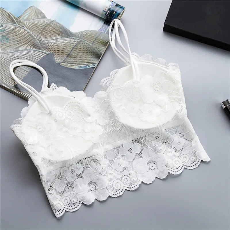 YSMILE Y Top Sale Women Underwear Summer Lace Condole Belt Fitness Black White Girl Lady Lingerie Tank Top Female Camisoles