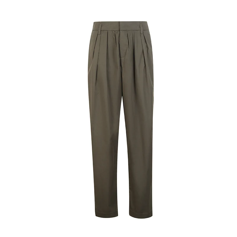 Vero Moda/Новые повседневные хлопковые укороченные брюки с высоким голенищем редиска | 318250520