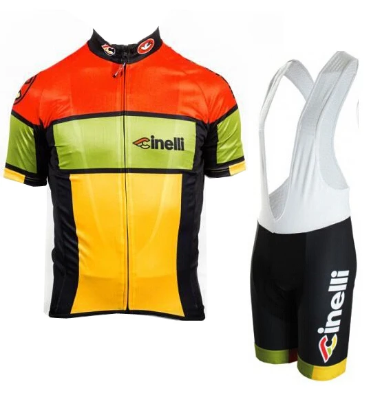 New 2015 Cinelli Cycling Jersey and Bib Shorts Team Kit Summer Clothing Set Ropa Ciclismo Size:S-XXXL | Спорт и развлечения