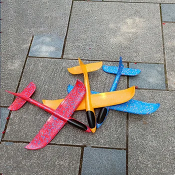 

DIY Kids Toys plane Hand Throwing Airplane EPP Foam Plane Hand Launch DIY Glider Model Flying Toy Outdoor Fun Toys For Kids Gift