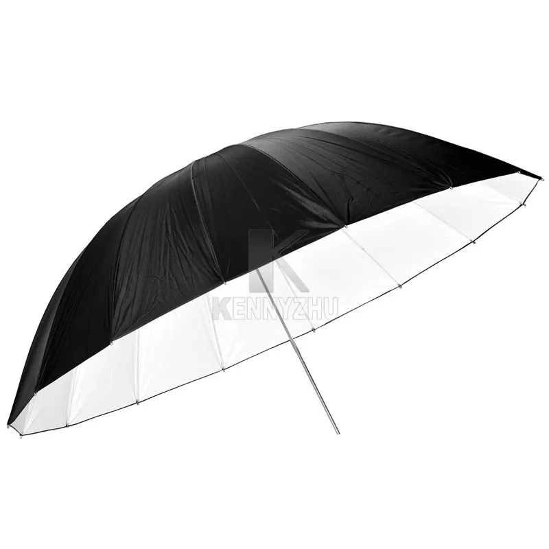 Paraguas reflectante 110cm Plata-Studio Flash Estroboscópico Difusor rebote duro