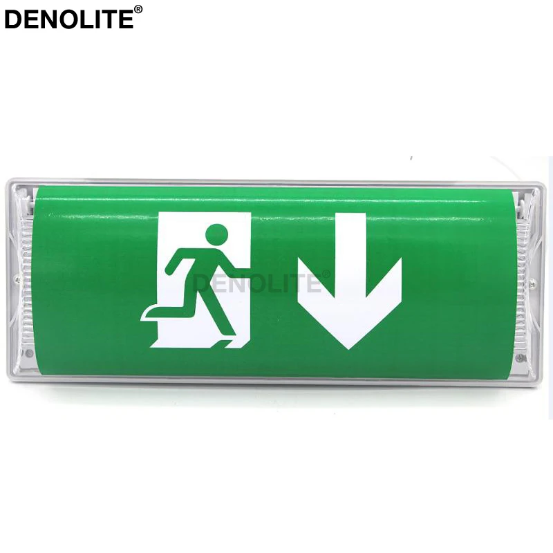 Us 342 0 5 Off Denolite 10pcs Back Up Wall Ceiling Mounted 3w Led Emergency Light Non Maintained Lithium Battery Led Exit Indicator Light In