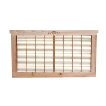Деревянная средняя разделительная решетка Вертикальная бамбуковая доска через царский, Императорский бегун для пчеловодства доказательство забора пчелы пчеловодства поставки
