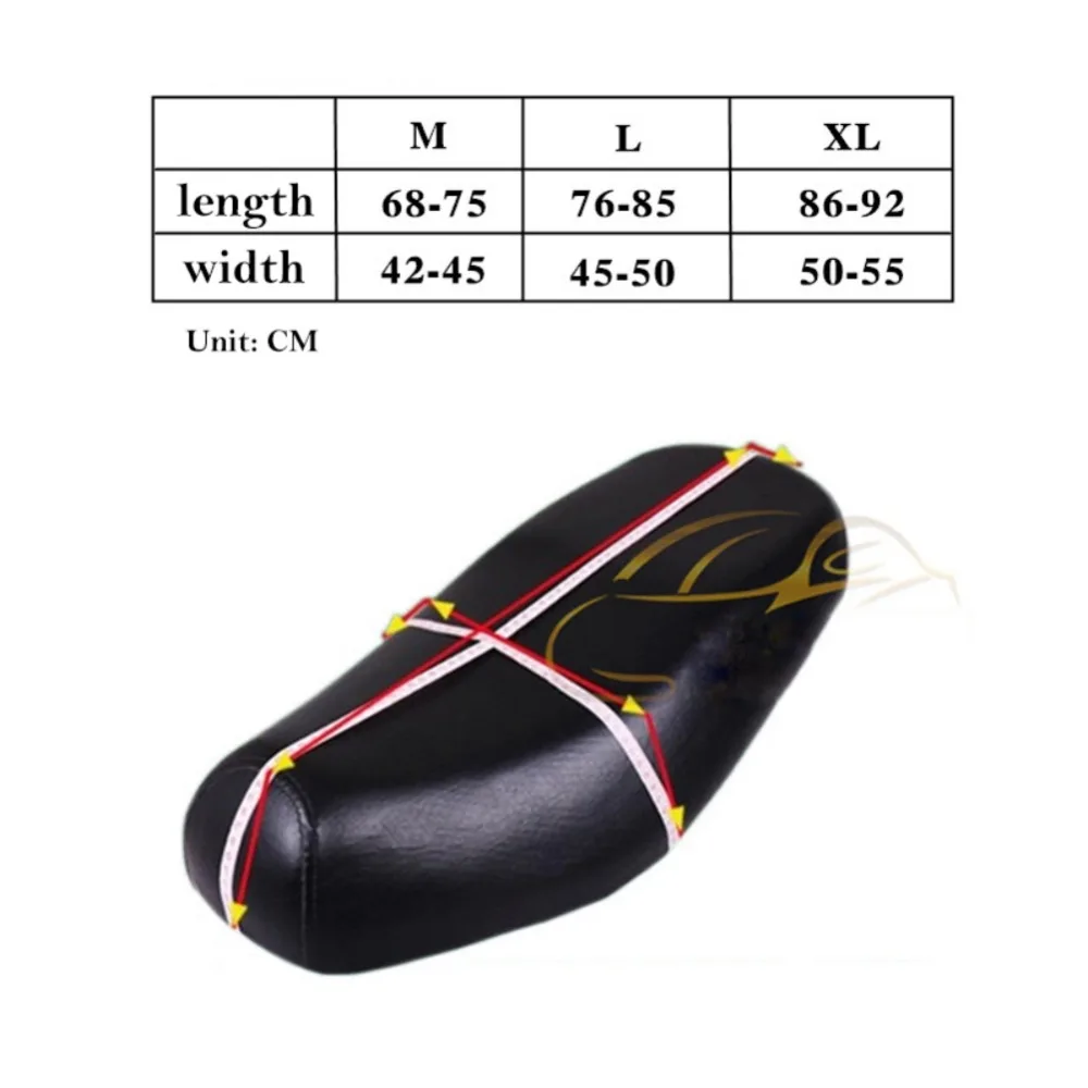 

New Motorcycle Seat Cover Breathable Insulation Scooter Seat Cusion Protective Net Black Camo Fit for Honda Kawasaki Yamaha