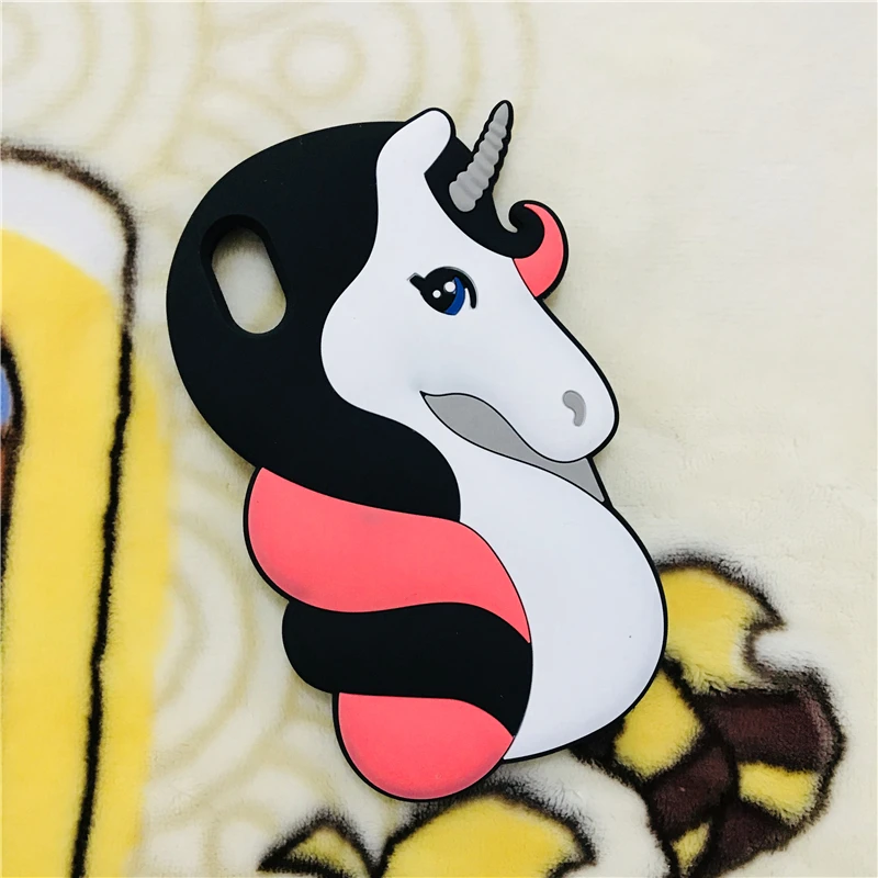 3D Cartoon Soft Silicone Christmas Case For iPhone 5S 5 6 6S 7 8 Plus X Cover Minnie Judy Rabbit Cat Tiger Stitch Unicorn Animal