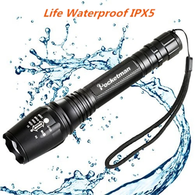 LED Flashlights Torch 11000LM XM-L2 zoomable led torch For 2×18650 batteries aluminum bicycle flashlight light tactical z35