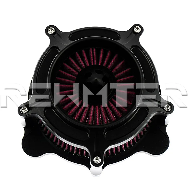 Red without logo Воздушные фильтры и системы для Harley Dyna 2000- Softail 2000- универсал 2000-2007 фильтр для турбины очиститель воздуха впускной для Harley - Цвет: Red without logo