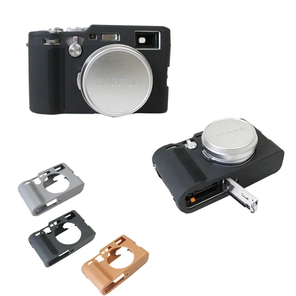 Мягкий силиконовый чехол AYdgcam для камеры Fujifilm X100F X100 F резиновый кожаный