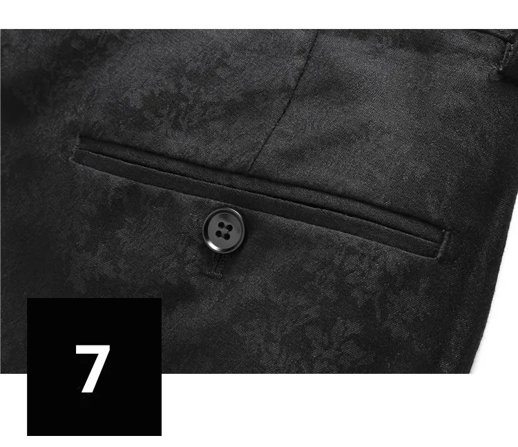 Slim Fit Plus Size Brand New 3 Pieces Mens Suits Classic Black Blazers PromWedding Suits For Men 15 14