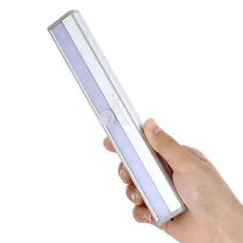 

USB Charging Portable Motion Sensor Closet Cabinet DIY White LED Night Light for Indoor Night Lighting