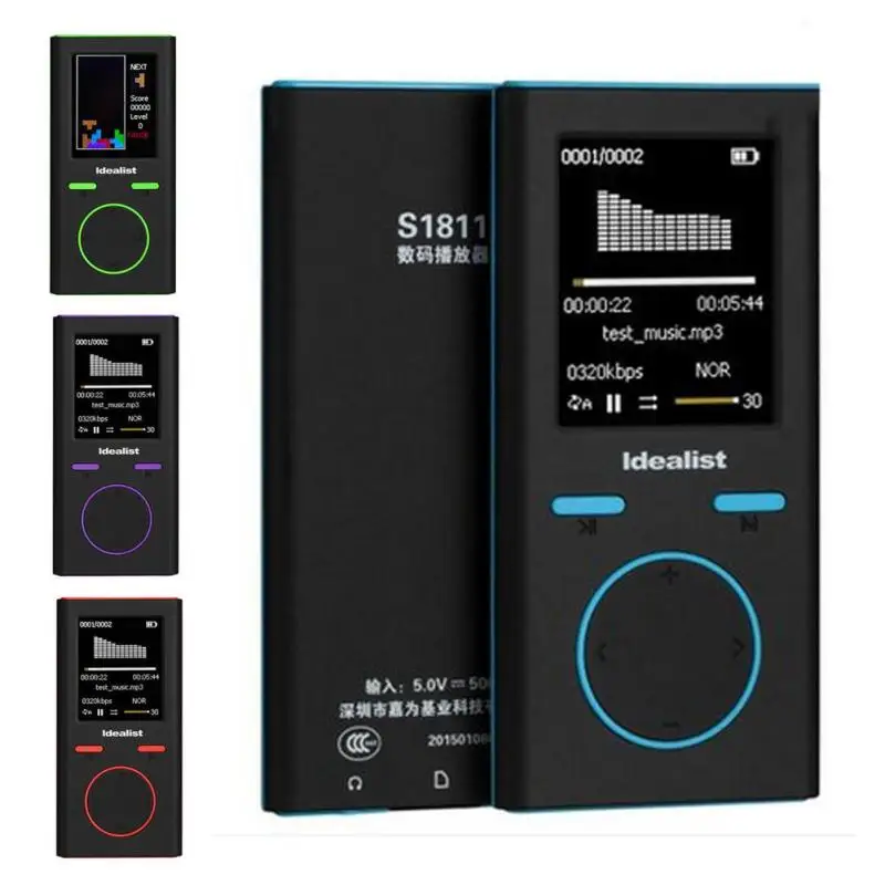

New MP3 MP4 Player Mini Game MP4 4G 8G Outdoor Sport MP3 Radio Music Mp4 Slim Game Player Recorder E-Book Walkman