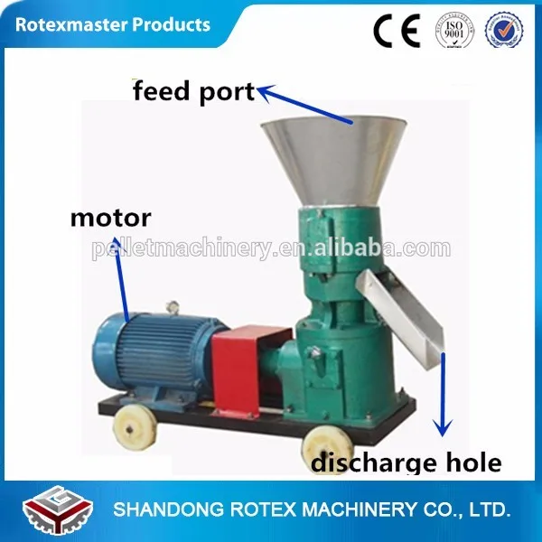 Мобильный малый гранулятора/животного rss-гранулятора/птицы rss-гранулятора/курица подачи гранул машина