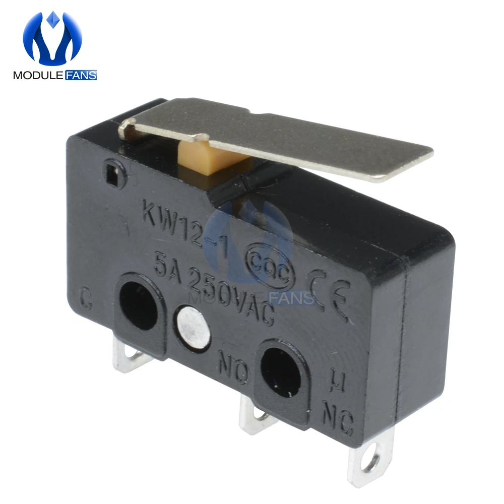 

10PCS Tact Switch on off KW11-3Z 5A 250V Microswitch 3PIN Buckle 3P 3 PIN