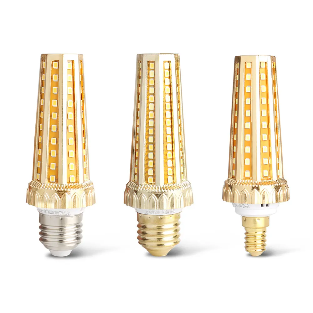 

AC85~265V SMD 2835 LED Lamp E27 E14 LED Bulb Corn Bulb 68 128LEDs Chandelier Candle LED Light Home Decoration For Foyer