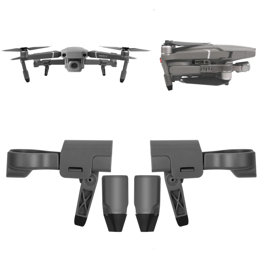 Складной Hightened увеличение шасси ног табурет дети стабилизаторы для DJI MAVIC 2 PRO/MAVIC 2 ZOOM в сложенном виде с дроном