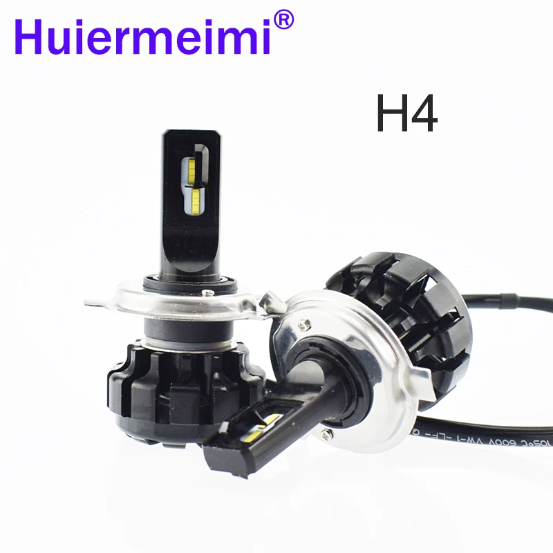 2 шт. комплект светодиодных Автомобильных Фар H4 H7 H11 H3 H1 12 в 80 Вт 6500 к 8000лм