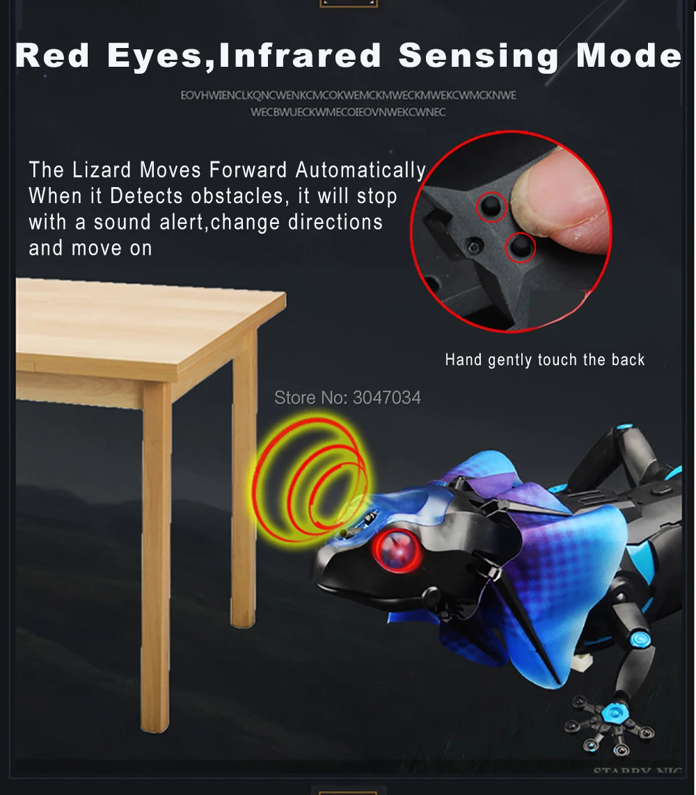 Infrared Remote Control Lizardbot-3