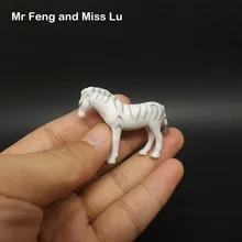 Мини Зебра животное модель Научная игра детская игрушка