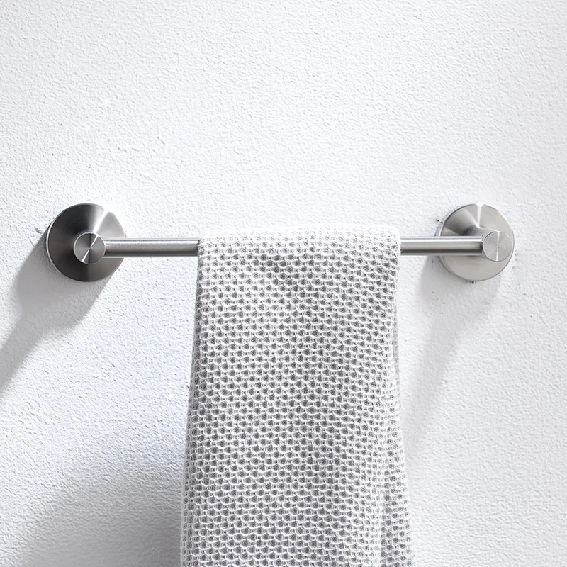 FLG 304 Stainless Steel Bath Hardware Sets Brushed Nickel Wall Mount Towel Bar Robe hook Paper Holder Bathroom Accessories Set