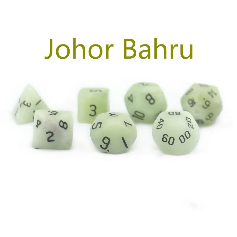 

7Pcs/set Dragon and Dungeon D20 System Johor Bahru Multifaceted Digital Dice