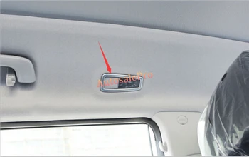 

Matt Chrome ABS Sunroof Rear Reading Light Lamp Frame Cover Trim 2pcs For Hyundai Tucson 2015- 2016