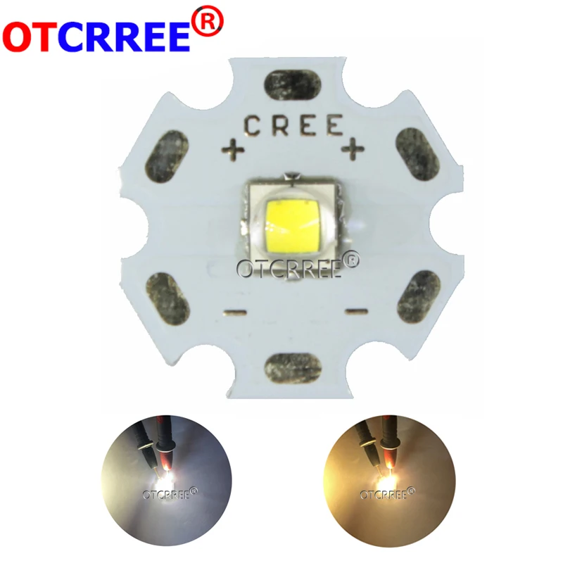 

2PCS CREE XML2 XM-L2 LED T6 U2 10W WHITE Neutral White Warm White High Power LED Emitter with 12mm 14mm 16mm 20mm PCB for DIY