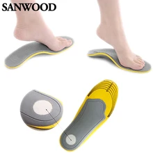 Pair 3D Premium Comfortable Orthotic Shoes Insoles Inserts High Arch Support Pad for women men 01XM 4ONI