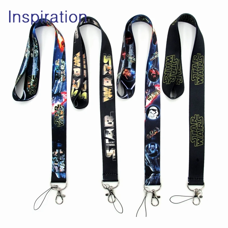 

1pc Classic Movie Stars Lanyards Neck Phone Strap For ID Pass Card Badge Gym Key / Mobile USB Holder DIY Hang Rope 2.5cm Lanyard