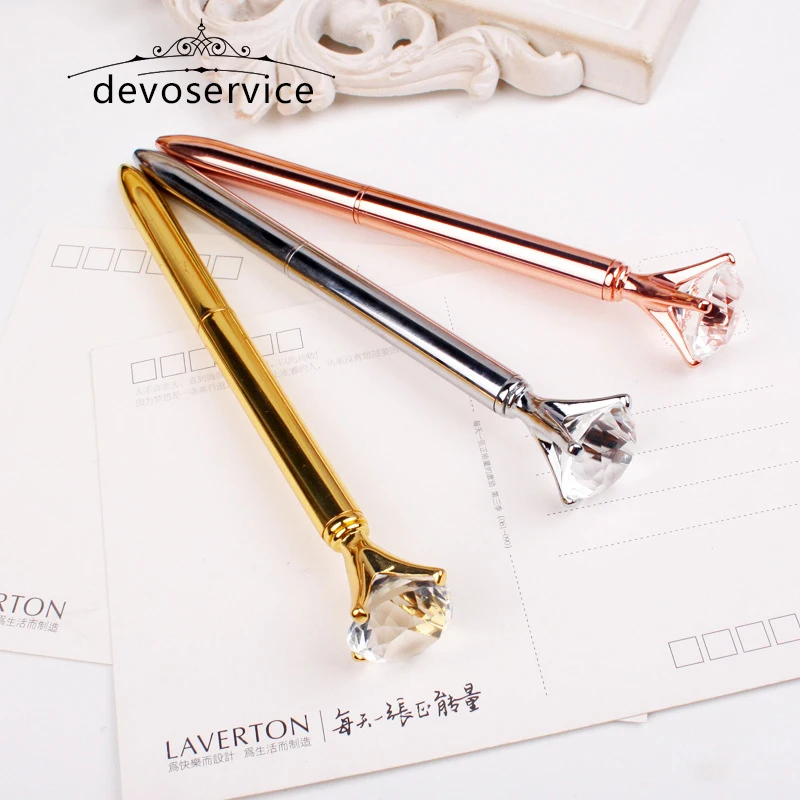 

Novelty Crystal Ballpoint Pen Fashion Girls Diamond Metal Ball Pen Material Escolar Caneta Kawaii Luxury Stylo Bille Kids Gift