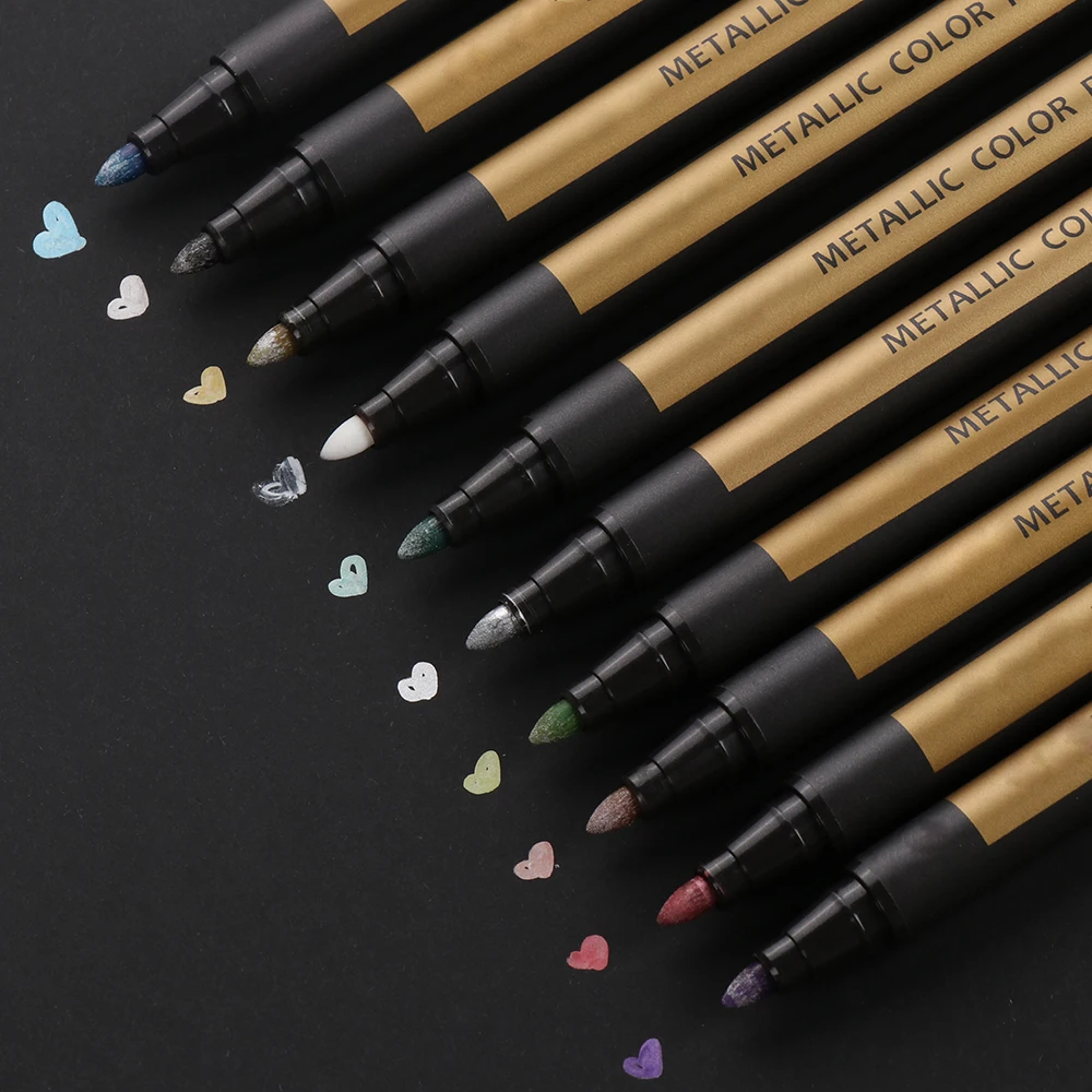 10 цветов универсальная Водонепроницаемая Перманентная Краска Маркер ручка диск для балансировки шин протекторы Резина Металл граффити фломастер на масляной основе