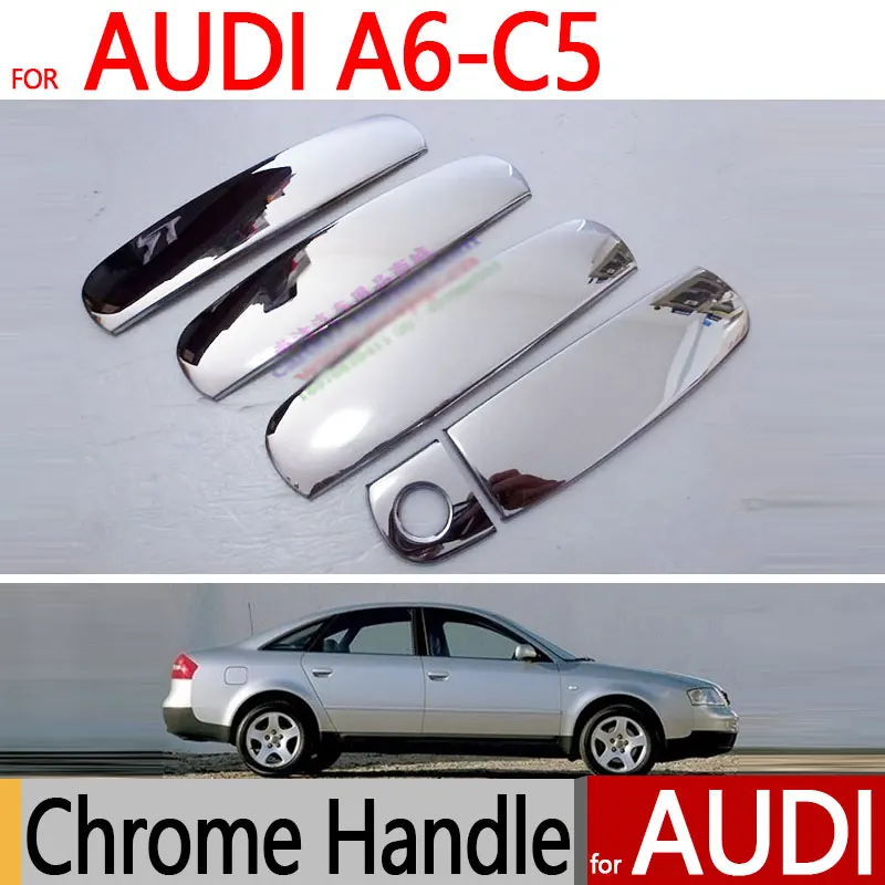 Аксессуары для Audi A6 C5 хромированная дверная ручка из нержавеющей стали 1997 1998 1999