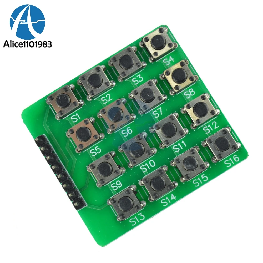 4x4 4*4 матричная клавиатура модуль клавиатуры 16 Botton микроконтроллер для Arduino Atmel S1/2