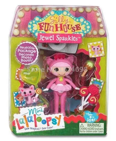 Новые игрушки Мини Lalaloopsy Кукла Коллекция модная фигурка игрушки куклы для детей девочки рождественские подарки - Цвет: Серый