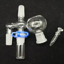 FMC для курения, 14 мм штекер для извлечения стеклянной золы, стеклянный разъем адаптера