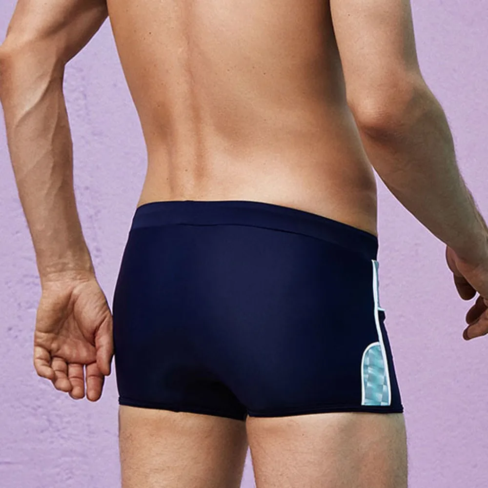 Плавание ming брюки для Для мужчин геометрический сексуальное нижнее белье Для мужчин s дышащей нейлоновой Плавание Мужские Шорты для