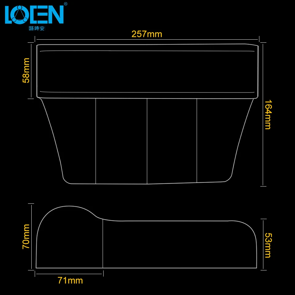 LOEN 1 шт. ABS автокресло зазор наполнитель Catcher Органайзер с чашкой держатель для напитков Черный Бежевый коричневый автомобиль хранения между сиденьем и консолью