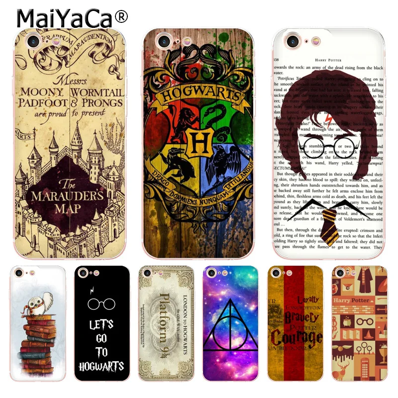 MaiYaCa Harry Potter Hogwarts Pattern Design Pattern Luxury phone Case ...