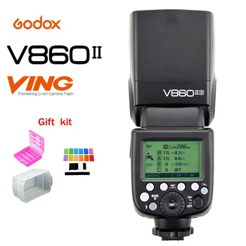 

Godox Ving V860II V860IIS TTL GN60 Flash Speedlite HSS 1/8000 with Li-ion Battery for Sony DSLR A7R A7RII A58 A99 A6000 DSLR