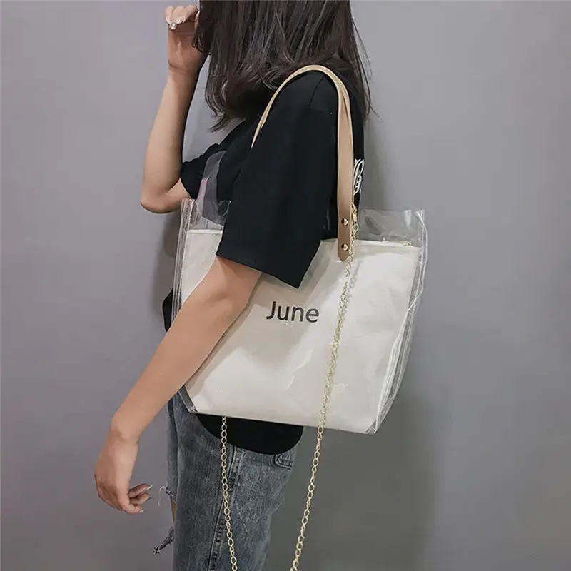 Transparent Shoulder Bag Crossbody Bag for Women 2019 Messenger Bags handbag women's bag bolsa feminina sac a main 40MA2913