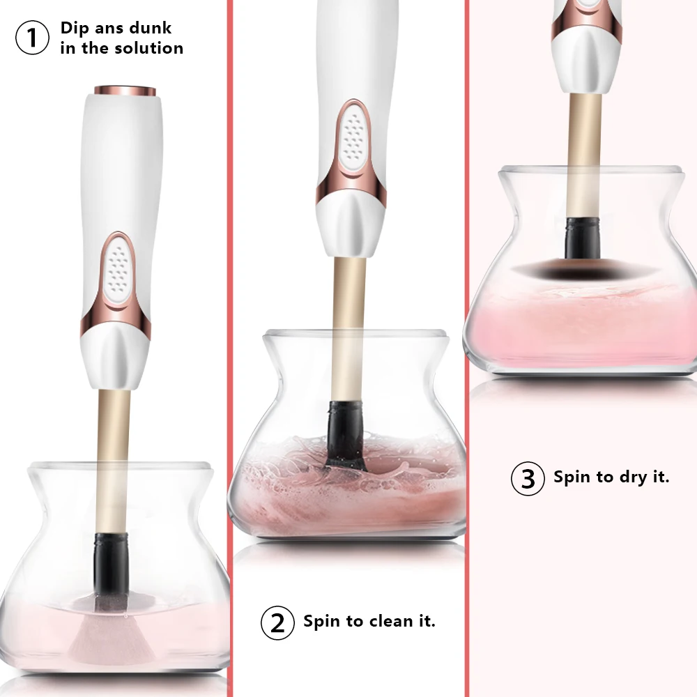 2018 Electric Makeup Brushes Cleaner and Dryer Set MakeUp Brushes Washing Tool Makeup Brushes